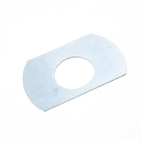 Oval shaped washer